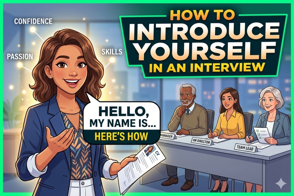 • How to Introduce Yourself in an Interview
