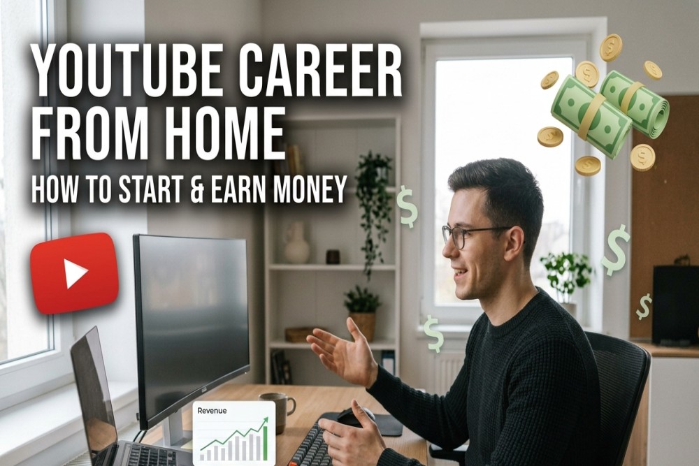 • YouTube Career From Home: How to Build a Successful Career on YouTube