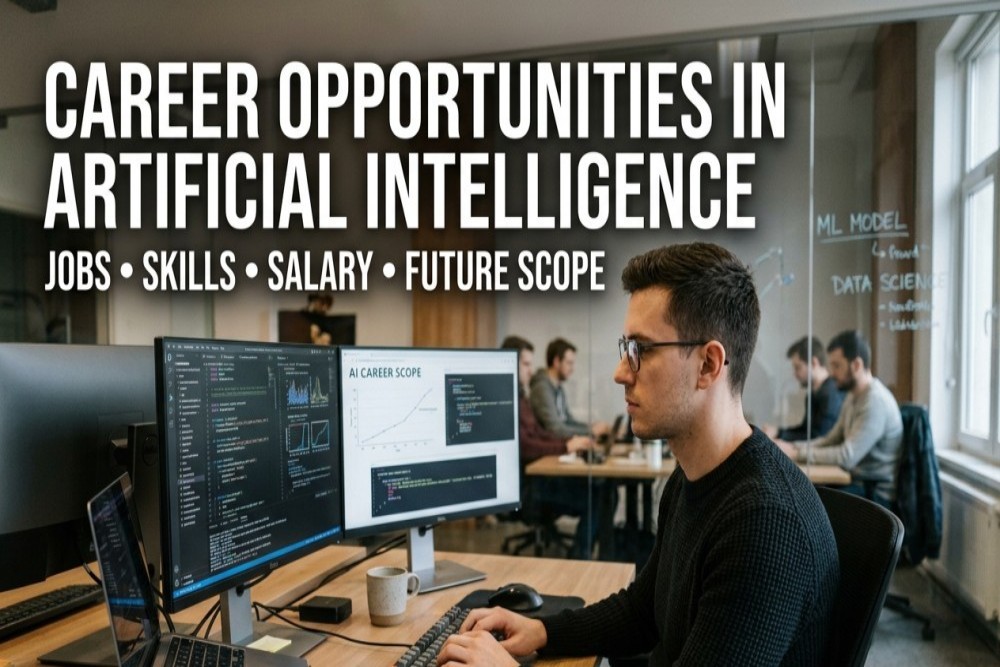 • Career Opportunities in Artificial Intelligence: Jobs, Skills, Salary & Future Scope